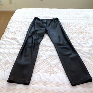 Preloved, genuine leather Bebe jeans/pants. Size 4